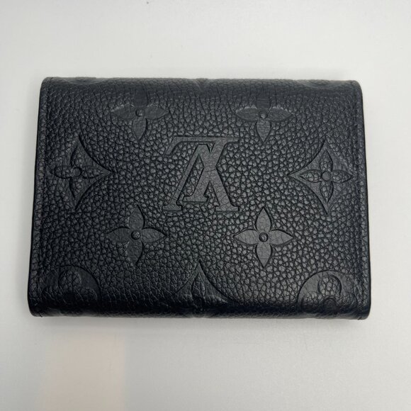 Louis Vuitton Monogram Empreinte Black Card Holder - Preowned - Picture 2 of 11
